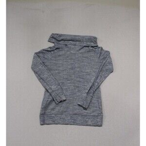 Eddie Bauer Women Gray Sweater Wide Neck Size Medium
